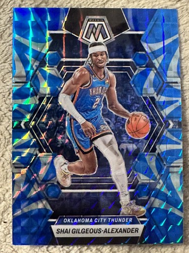 2022-23 Panini Mosaic Shai Gilgeous-Alexander Reactive Blue