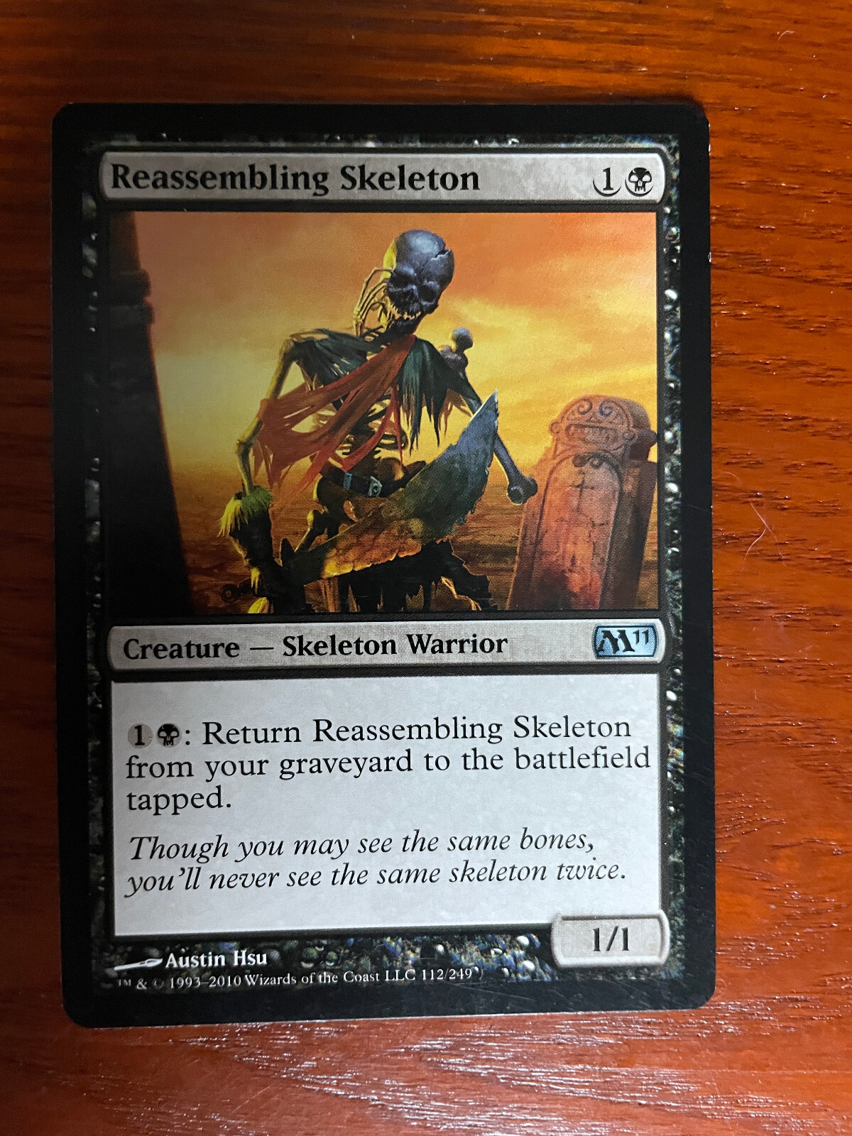 MTG Reassembling Skeleton CARD SINGLE USED EXCELLENT