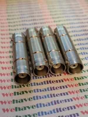 BNC FEMALE  TO FEMALE / CONNECTOR FOR RG 58 CABLE  / 4 PIECES (qzty)