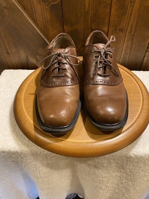 Купить florsheim brown leather cap toe comfortech mens  display picture 3