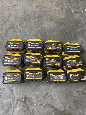DEWALT DCB609 FLEXVOLT 20V/60V MAX 9.0Ah Battery BROKEN/FOR PARTS ONE BROKEN
