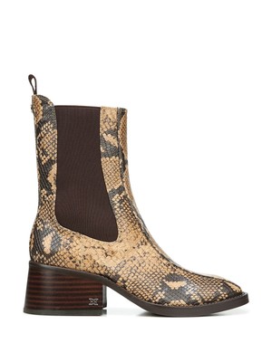 

Женские классические ботинки SAM EDELMAN Wheat Brown с двойным кантом и квадратным носком Dasha, размер 11 м, Коричневый, H2686L1