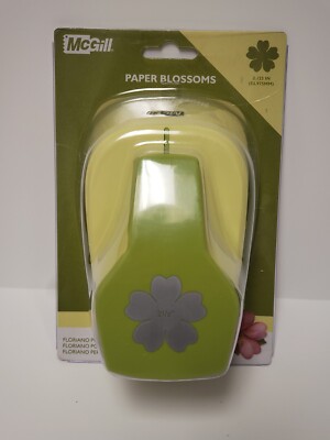 McGill Large Paper Floriano Perfect Petals Punch PAPER BLOSSOMS New in Package