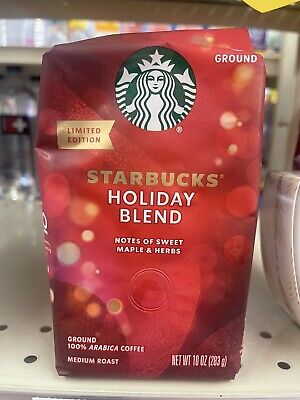 Starbucks Holiday Blend Limited Edition Ground 100% Coffee Best By 01/23/2024