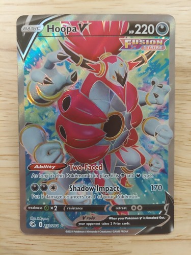 Hoopa V 253/264 Fusion Strike NM Full Art Ultra Rare Pokemon