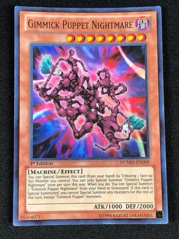 YUGIOH GIMMICK PUPPET NIGHTMARE NUMH-EN009 1ST SUPER (LP) | eBay