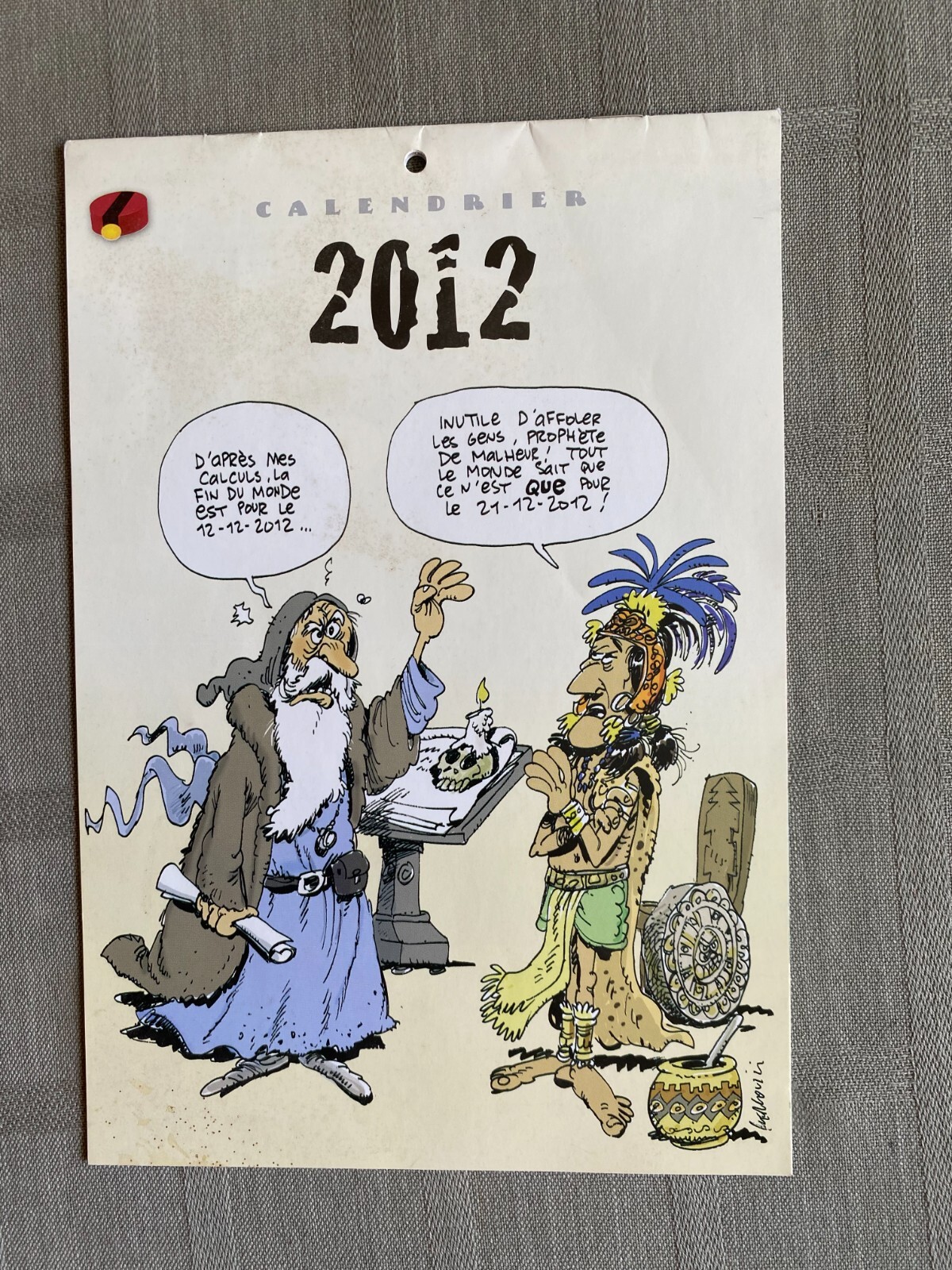 Supplement Journal Spirou No. 3846 Calendar Bercovici 2012