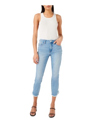 7 FOR ALL MANKIND Женские голубые джинсы скинни с карманами 6