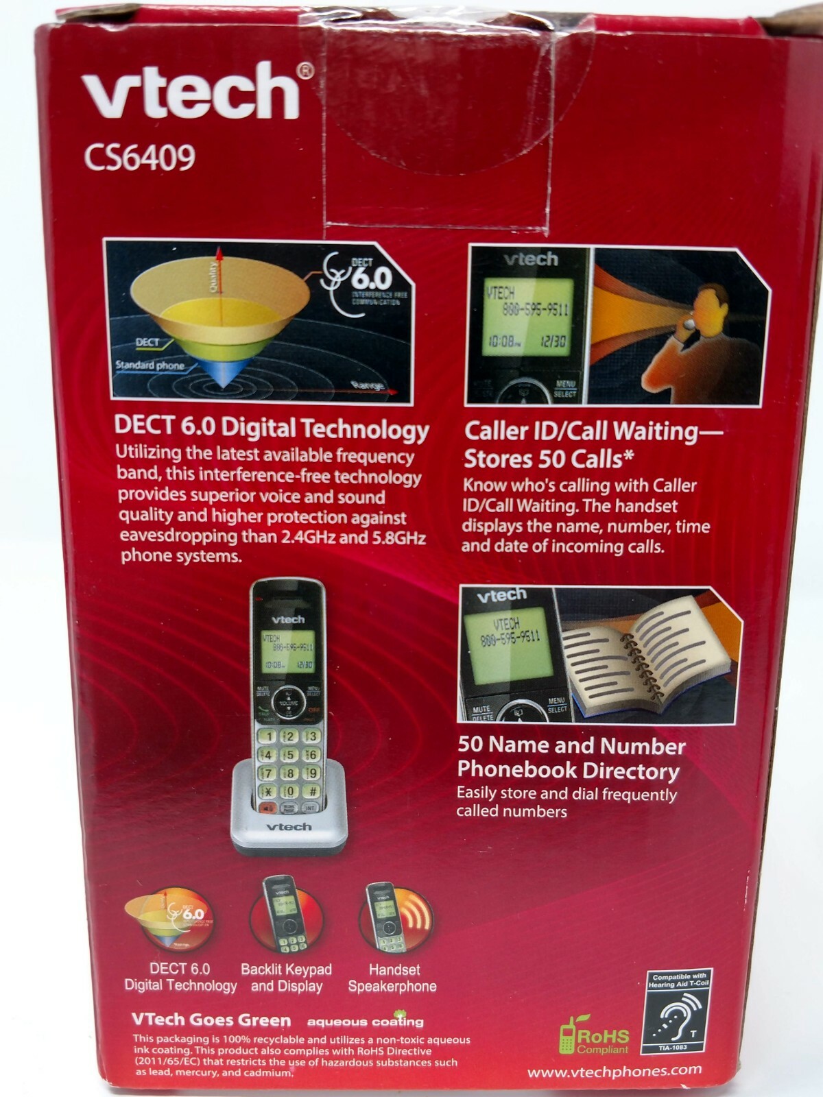 Vtech DECT 6.0 CS6409 Accessory Handset for Vtech CS6419, CS6428 or CS6429