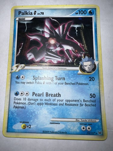 Palkia Pokemon Card LV.72 1st Edition 2008 Japanese Holo 005