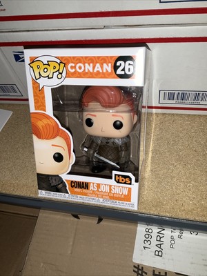 CONAN AS JOHN SNOW FUNKO POP GAME OF THRONES HBO TBS SHOW GIVE AWAY EXCLUSIVE