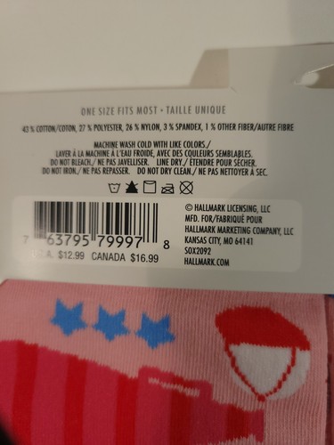 Hallmark Girl Cheerleading & Sporting Fun Novelty Crew Socks