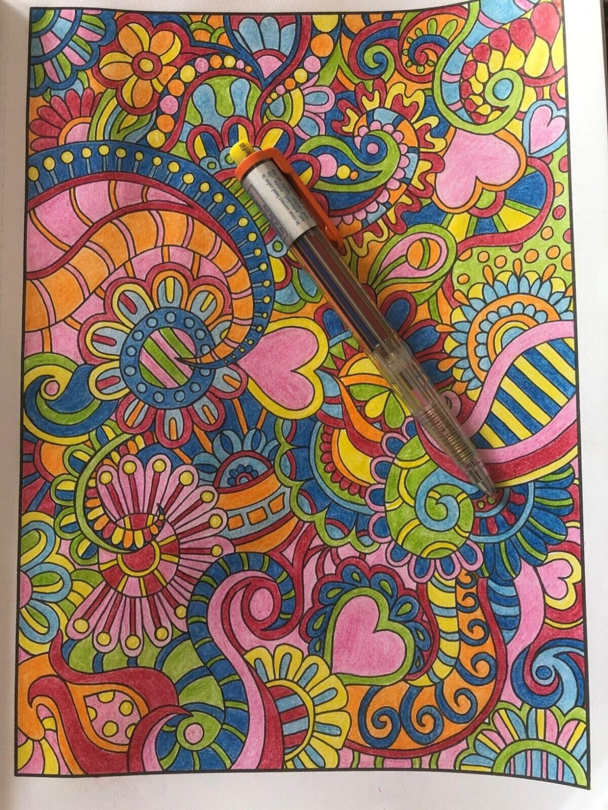 Pentel Arts 8 Color Mechanical Pencil, Assorted Accent Clip Colors, 1 Pencil