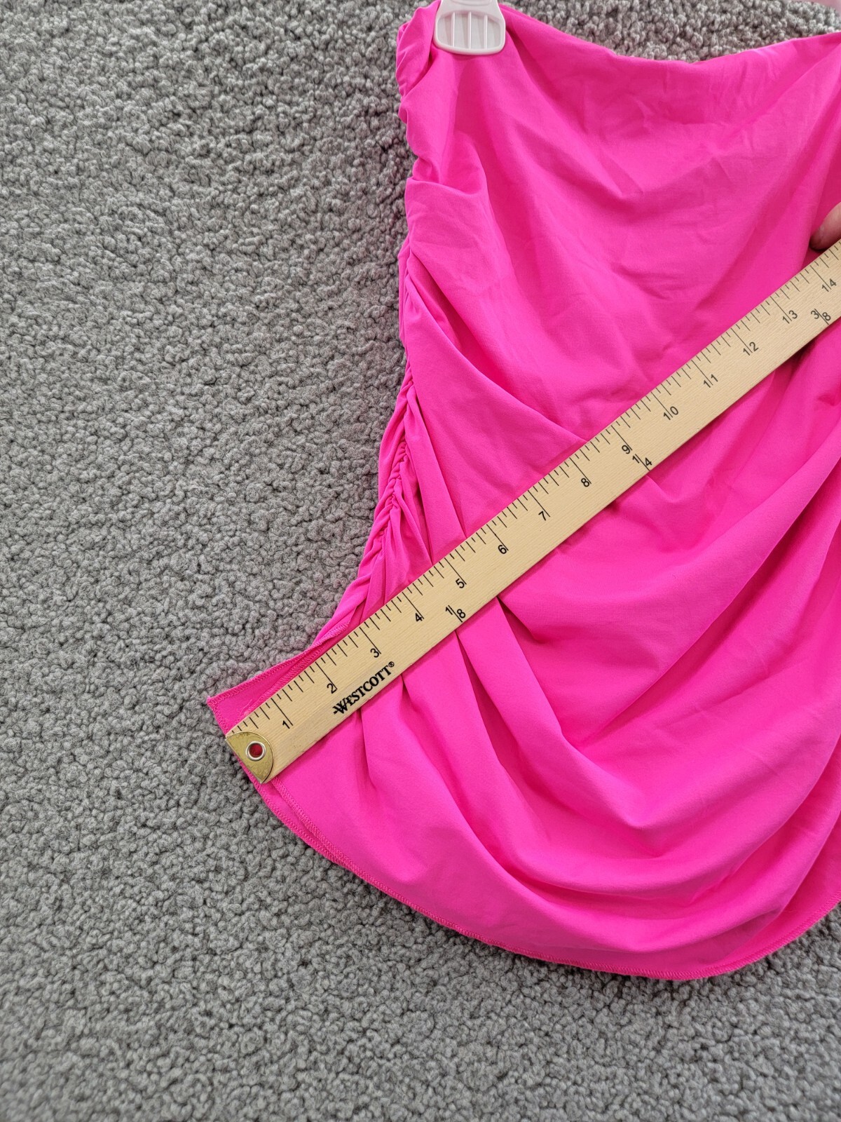 BECCA It's A Wrap Convertible Top to Skirt Cover Up Women's S Pink Glow Solid - Picture 7 of 15