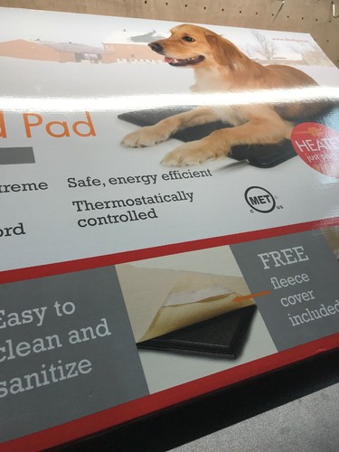 KH Pet Products Lectro Kennel Dog Mat, Large, Black