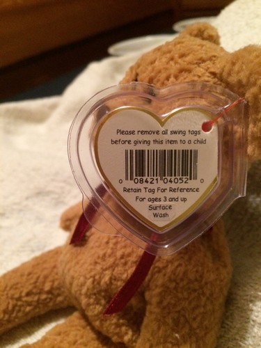 TY Beanie Baby Curly Rare Tag has errors 1996