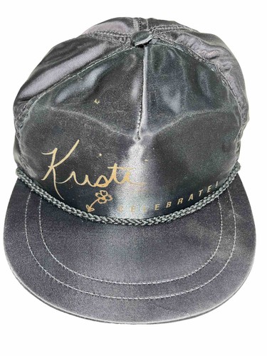 Kristi Yamaguchi Celebrate Hat Black Nylon Rope | eBay