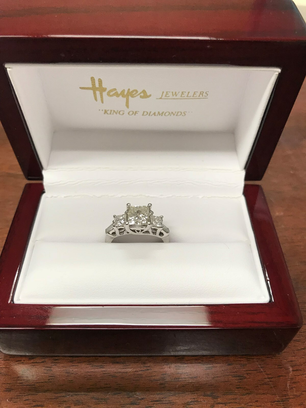 Diamond engagement ring Princess cut