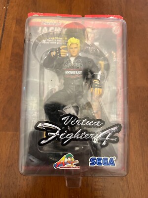 2002 Sega Virtua Fighter 4 Jacky Action Figure By GamePro Black 7'' Series 3