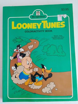Vintage 1990 Looney Tunes Color Activity Book Merrigold Press #15089