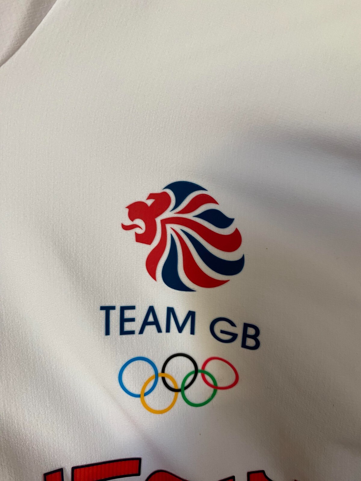 Pre-owned Adidas Originals Great Britain Olympic Podium Jacket Adidas Women's Size: Xs In White