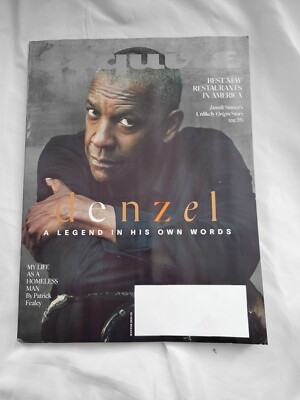 DENZEL WASHINGTON Esquire Magazine Winter 2024 JANNIK SINNER Tennis - Brand New