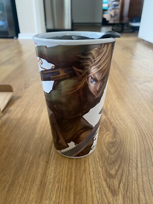 Nintendo Thinkgeek Ceramic Zelda Travel Mug Tumbler BRAND NEW IN BOX RARE