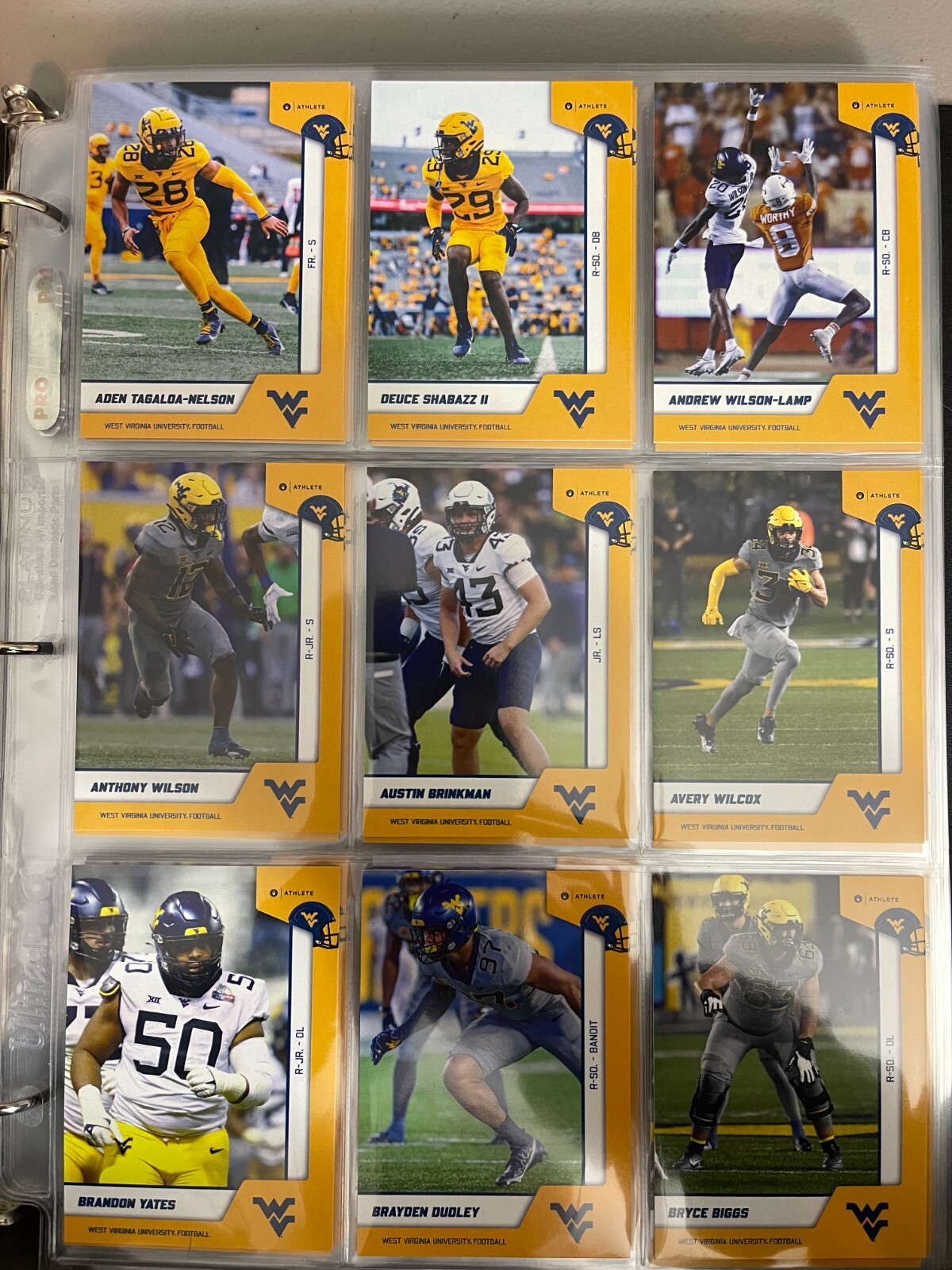 2023 ONIT West Virginia Football Cards YOU CHOOSE Base Set 1 2023 ONIT West Virginia Football Cards YOU CHOOSE Base Set 1