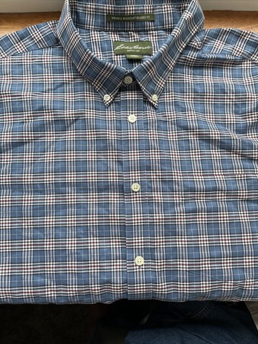 Eddie Bauer Shirt Men's Size TXXXL Button Up Long Sleeve