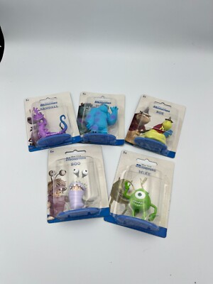 Monsters Inc Action Figures Set of 5 Includes: Sulley, Roz, Boo, Mike, & Randall