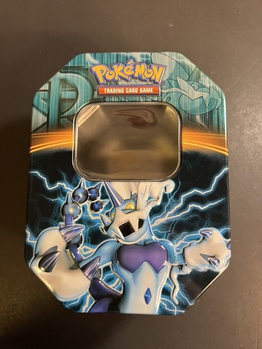 POKEMON TCG 2013 BLACK & WHITE TEAM PLASMA TIN THUNDURUS EX EMPTY