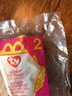 McDonalds 2000 VINTAGE Teenie Beanie Baby SLITHER The SNAKE #2 Happy Meal  New