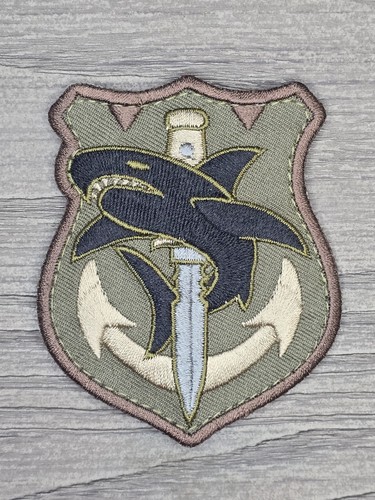 MSM TAC SHARK MILSPEC MONKEY TACTICAL MILTARY FOREST HOOK MORALE PATCH