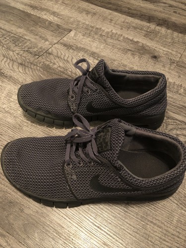 nike sb stefan janoski max shoes dark grey black