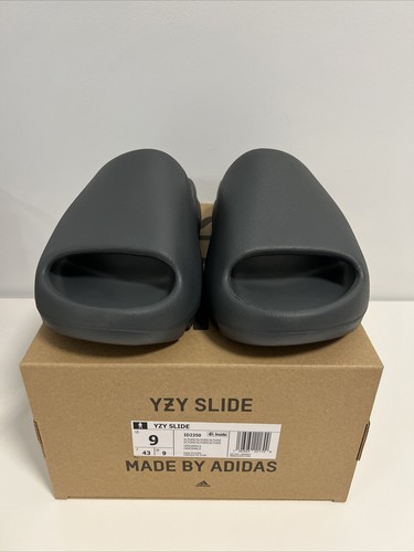 Adidas Yeezy Slide ID2350 Slate Grey Size 9 - NEW