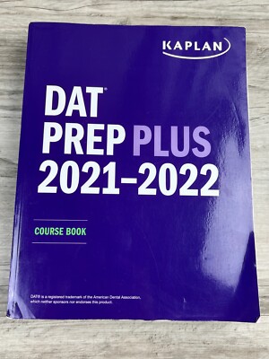 DAT Prep Plus 2021-2022: 2 Practice Tests Online + Proven Strategies - VERY GOOD