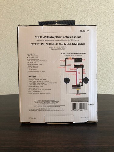 Metra Universal Car Audio Amplifier Installation Kit CF-AK150