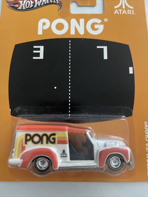 Hot Wheels Atari Pong Custom '52 Chevy with Real Riders