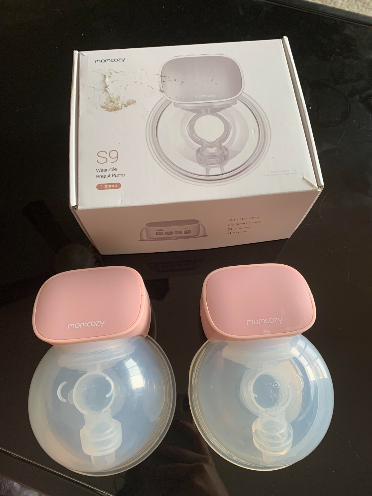 Pink Momcozy S9 Double Wearable Breast Pump | eBay