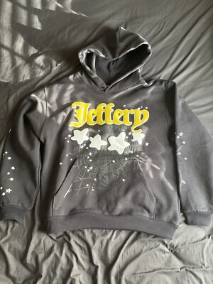 *NEW* Sp5der Jeffery Hoodie Black   *Free Shipping   SIZE SMALL