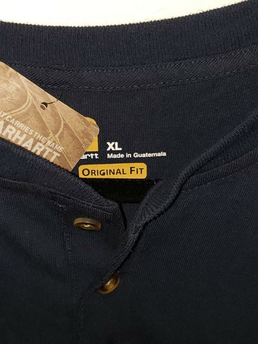 Carhartt Men's Workwear Pocket Long-Sleeve Henley Shirt mens XL