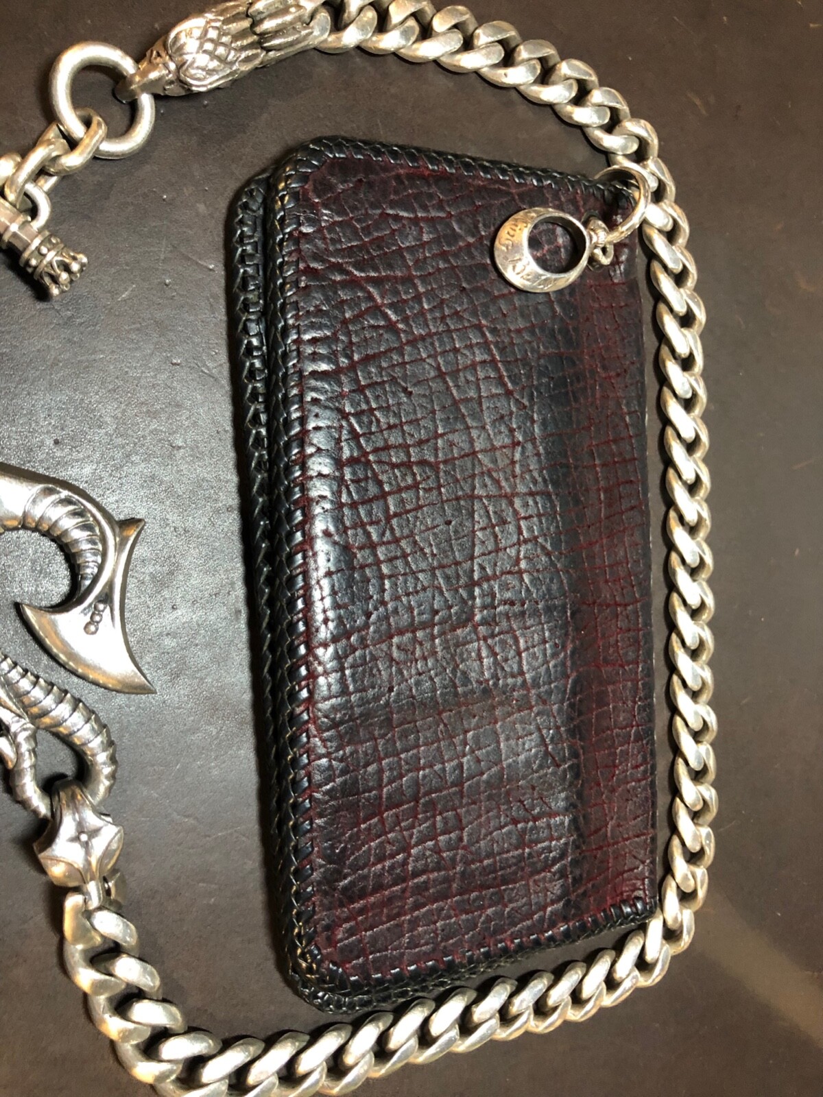 King Baby Studio Vintage Biker Wallet (Chain Sold Separately)