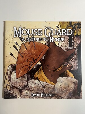 Mouse Guard A Return To Honor (2007) #6 Signed By David Petersen ASP Comics NM