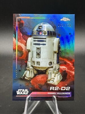 2024 Topps Chrome Star Wars R2-D2 Skywalker Blue Refractor # d 63/150