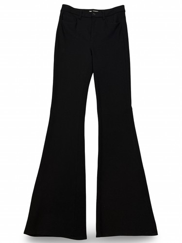 L'Agence Marty Black Flare Ponte Knit Stretch High Rise Pants Size 26