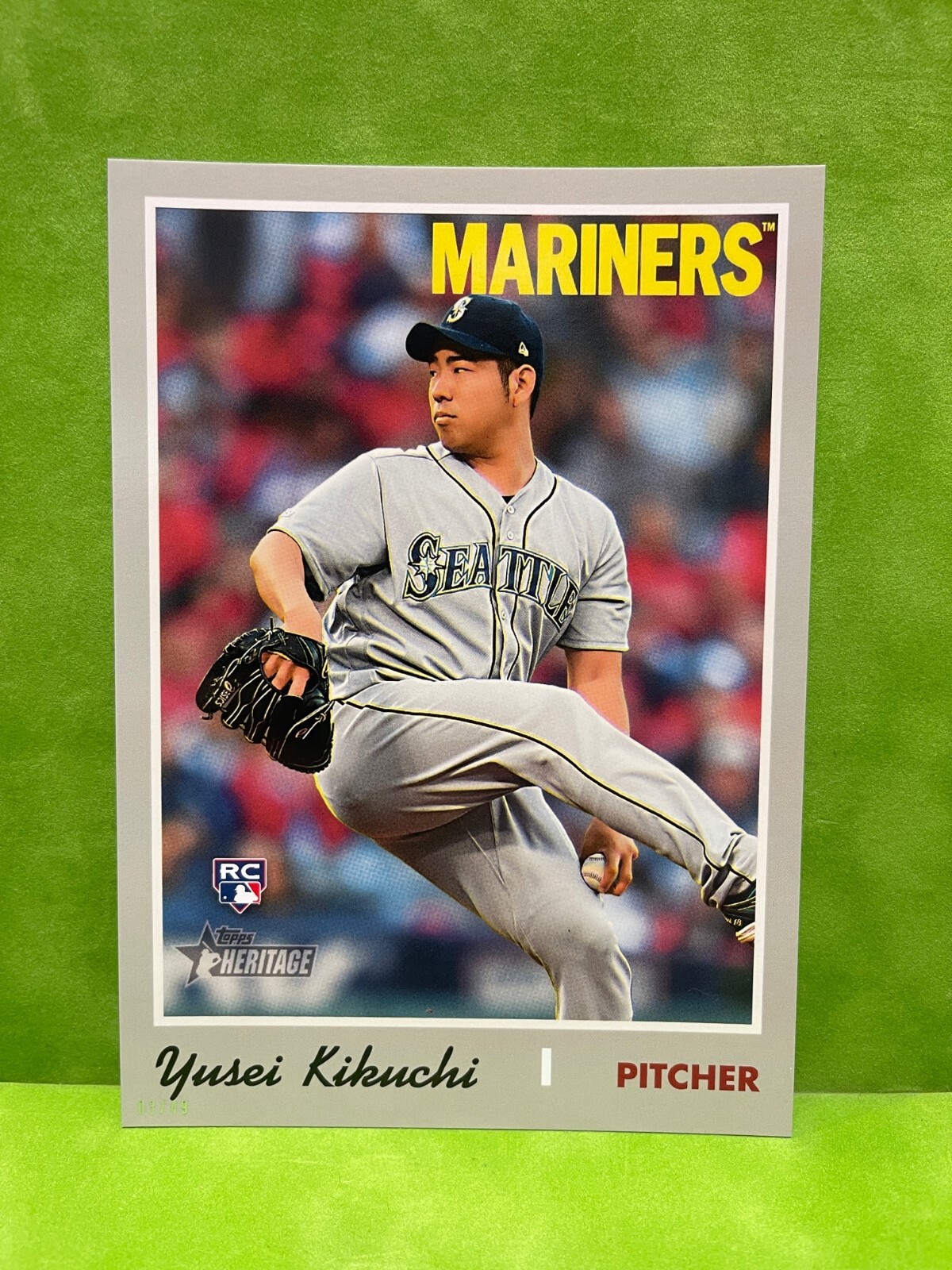 2019 Topps Heritage 5x7 Action Variations #526 Yusei Kikuchi