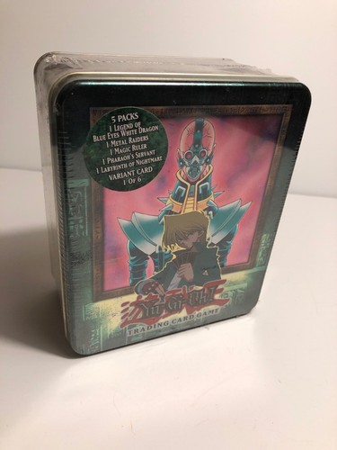 Yu-Gi-Oh! TCG CCG UNOPENED FACTORY SEALED SET OF 6 TINS 2003 With Original Case
