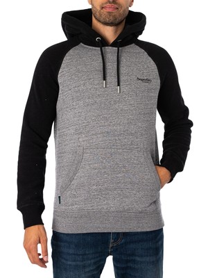 

Мужской бейсбольный пуловер с капюшоном Superdry, серый, Grey