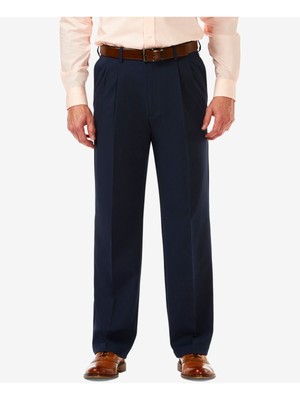 

Брюки HAGGAR Mens Navy Stretch, Classic Fit Non Iron 38W\31L, HC00248