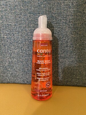 CANTU Wave Whip Curling Mousse, 8.4 fl oz (248 ml)